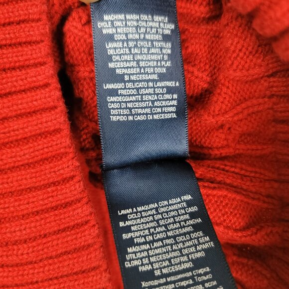 Polo Ralph Lauren Cable Knit Sweater Vest Size M (10-12) - Picture 9 of 9
